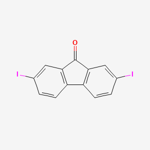 molecular formula C13H6I2O B3032397 2,7-二碘芴-9-酮 CAS No. 16218-30-7