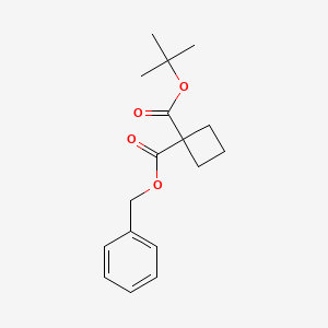 1-Benzyl 1-tert-butyl cyclobutane-1,1-dicarboxylate