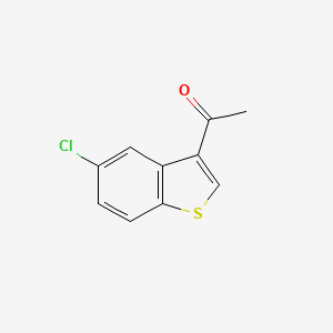 molecular formula C10H7ClOS B3032399 3-Acetyl-5-chlorobenzo[b]thiophene CAS No. 16296-90-5