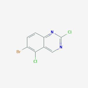 molecular formula C8H3BrCl2N2 B3032411 6-溴-2,5-二氯喹唑啉 CAS No. 1644663-98-8