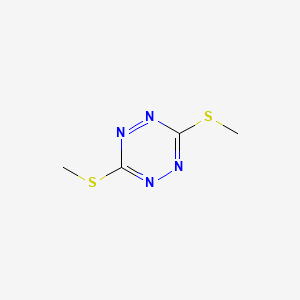 molecular formula C4H6N4S2 B3032412 3,6-Bis(methylsulfanyl)-1,2,4,5-tetrazine CAS No. 1672-34-0