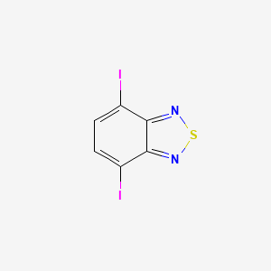 molecular formula C6H2I2N2S B3032413 4,7-Diiodo-2,1,3-benzothiadiazole CAS No. 167281-18-7