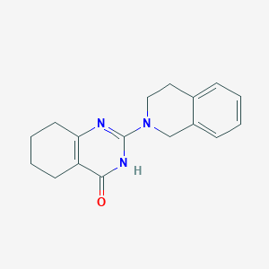 molecular formula C17H19N3O B3032434 2-(3,4-dihydroisoquinolin-2(1H)-yl)-5,6,7,8-tetrahydroquinazolin-4(3H)-one CAS No. 178308-54-8