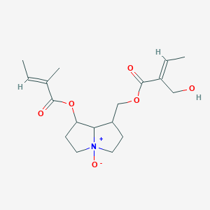 molecular formula C18H27NO6 B3032459 沙雷辛 N-氧化物 CAS No. 19038-27-8