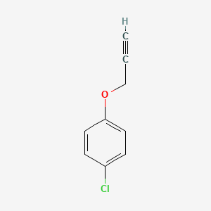 molecular formula C9H7ClO B3032460 1-氯-4-(丙-2-炔-1-氧基)苯 CAS No. 19130-39-3