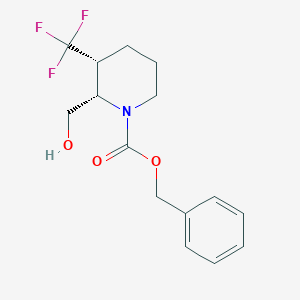 Cis-benzyl 2-(hydroxymethyl)-3-(trifluoromethyl)piperidine-1-carboxylate
