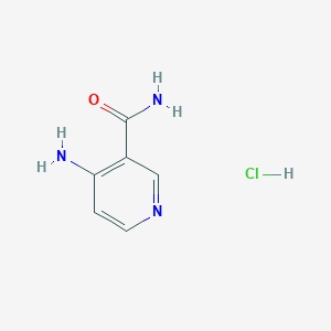 molecular formula C6H8ClN3O B3032476 4-氨基-3-吡啶甲酰胺盐酸盐 CAS No. 1951441-59-0
