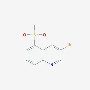molecular formula C10H8BrNO2S B3032482 3-Bromo-5-(methylsulfonyl)quinoline CAS No. 1956366-71-4