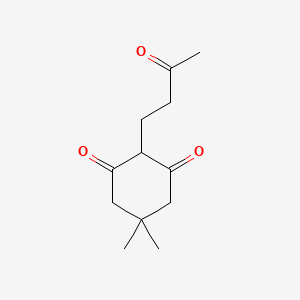 molecular formula C12H18O3 B3032484 5,5-Dimethyl-2-(3-oxobutyl)cyclohexane-1,3-dione CAS No. 19757-98-3