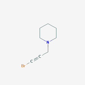 molecular formula C8H12BrN B3032489 Piperidine, 1-(3-bromo-2-propynyl)- CAS No. 19977-51-6