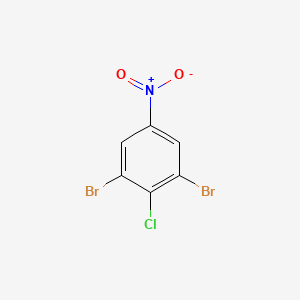 molecular formula C6H2Br2ClNO2 B3032499 1,3-Dibromo-2-chloro-5-nitrobenzene CAS No. 20098-47-9