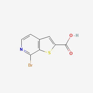 B3032511 7-Bromothieno[2,3-c]pyridine-2-carboxylic acid CAS No. 2089325-75-5