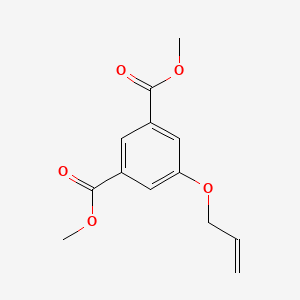 molecular formula C13H14O5 B3032528 Dimethyl 5-(allyloxy)isophthalate CAS No. 21368-39-8
