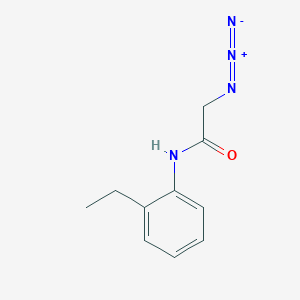 molecular formula C10H12N4O B3032530 2-azido-N-(2-ethylphenyl)acetamide CAS No. 215320-58-4