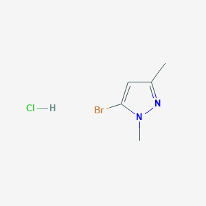 molecular formula C5H8BrClN2 B3032535 5-bromo-1,3-dimethyl-1H-pyrazole hydrochloride CAS No. 2173991-63-2