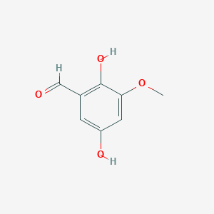 molecular formula C8H8O4 B3032540 2,5-Dihydroxy-3-methoxybenzaldehyde CAS No. 2179-22-8