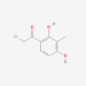 molecular formula C9H9ClO3 B3032543 2-Chloro-1-(2,4-dihydroxy-3-methylphenyl)ethanone CAS No. 21861-21-2