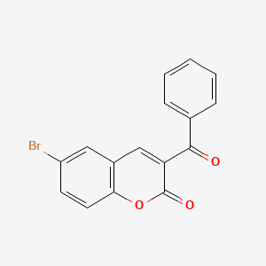 molecular formula C16H9BrO3 B3032546 3-benzoyl-6-bromo-2H-chromen-2-one CAS No. 2199-85-1