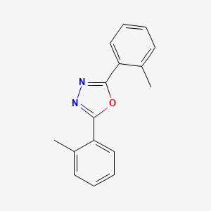 molecular formula C16H14N2O B3032548 2,5-双(2-甲基苯基)-1,3,4-恶二唑 CAS No. 22020-68-4