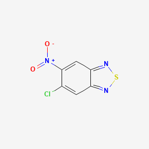 molecular formula C6H2ClN3O2S B3032549 5-Chloro-6-nitrobenzo[c][1,2,5]thiadiazole CAS No. 2207-33-2