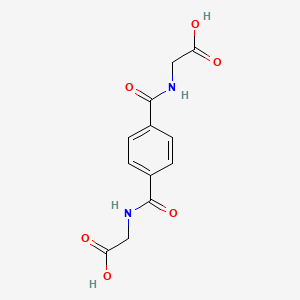 molecular formula C12H12N2O6 B3032552 [(4-{[(carboxymethyl)amino]carbonyl}benzoyl)amino]acetic acid CAS No. 22578-94-5