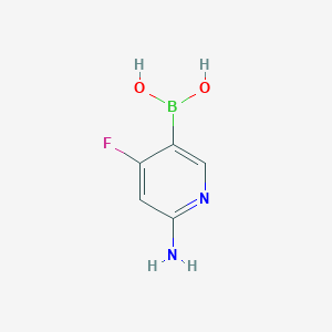 (6-Amino-4-fluoropyridin-3-yl)boronic acid