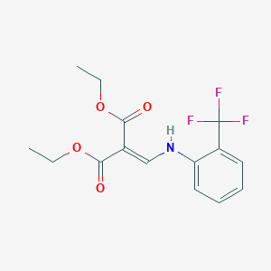B3032565 Diethyl 2-[[2-(trifluoromethyl)anilino]methylidene]propanedioate CAS No. 23779-94-4