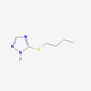 molecular formula C6H11N3S B3032568 5-butylsulfanyl-1H-1,2,4-triazole CAS No. 23988-55-8