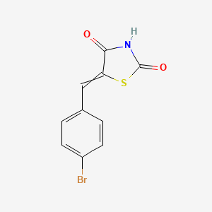 molecular formula C10H6BrNO2S B3032569 2,4-Thiazolidinedione, 5-[(4-bromophenyl)methylene]- CAS No. 24044-46-0