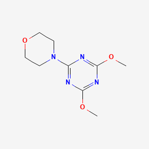molecular formula C9H14N4O3 B3032571 1,3,5-Triazine, 2,4-dimethoxy-6-(4-morpholinyl)- CAS No. 241483-00-1