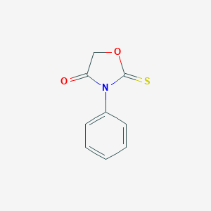 molecular formula C9H7NO2S B303258 3-Phenyl-2-thioxo-oxazolidin-4-one 