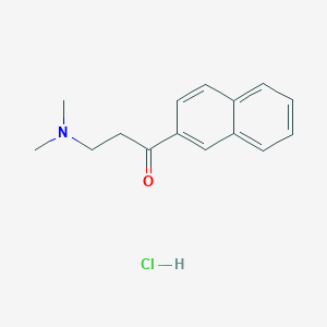 molecular formula C15H18ClNO B3032586 3-(Dimethylamino)-1-(naphthalen-2-yl)propan-1-one hydrochloride CAS No. 2631-61-0