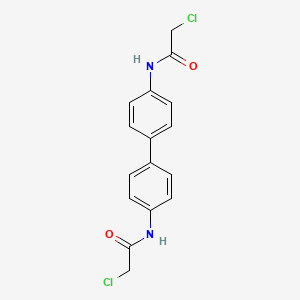 molecular formula C16H14Cl2N2O2 B3032589 N,N'-biphenyl-4,4'-diylbis(2-chloroacetamide) CAS No. 2653-11-4