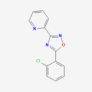 molecular formula C13H8ClN3O B3032599 2-[5-(2-chlorophenyl)-1,2,4-oxadiazol-3-yl]pyridine CAS No. 27199-42-4