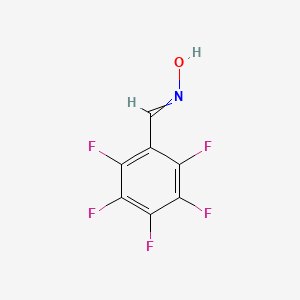 molecular formula C7H2F5NO B3032601 Benzaldehyde, pentafluoro-, oxime CAS No. 27318-28-1