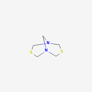 molecular formula C5H10N2S2 B3032604 3,7-Dithia-1,5-diazabicyclo[3.3.1]nonane CAS No. 281-20-9