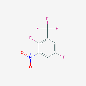 molecular formula C7H2F5NO2 B3032605 2,5-二氟-3-硝基苯三氟化物 CAS No. 2837-22-1