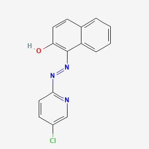 molecular formula C15H10ClN3O B3032607 2-Naphthalenol, 1-[(5-chloro-2-pyridinyl)azo]- CAS No. 28832-58-8