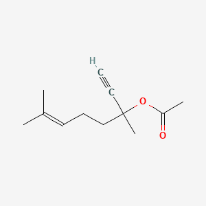 molecular formula C12H18O2 B3032611 3,7-Dimethyloct-6-en-1-yn-3-yl acetate CAS No. 29171-21-9