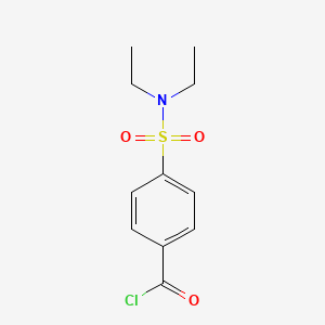 molecular formula C11H14ClNO3S B3032612 4-(Diethylsulfamoyl)benzoyl chloride CAS No. 29171-71-9