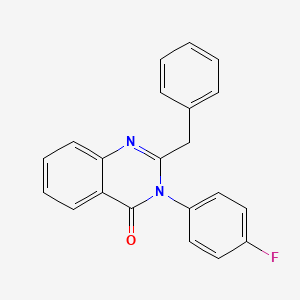 molecular formula C21H15FN2O B3032618 2-benzyl-3-(4-fluorophenyl)-4(3H)-quinazolinone CAS No. 301193-89-5