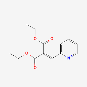 molecular formula C13H15NO4 B3032648 Diethyl [(pyridin-2-yl)methylidene]propanedioate CAS No. 3285-56-1