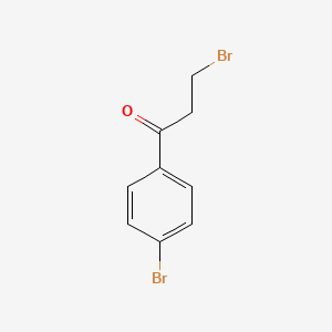 molecular formula C9H8Br2O B3032668 3-溴-1-(4-溴苯基)丙انون CAS No. 33994-13-7