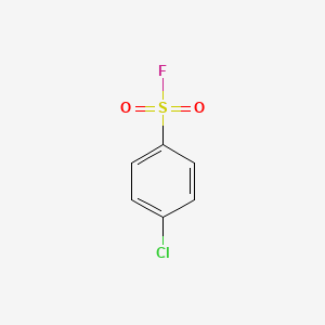 molecular formula C6H4ClFO2S B3032675 4-Chlorobenzenesulfonyl fluoride CAS No. 349-89-3