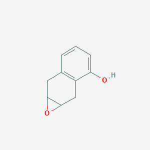 molecular formula C10H10O2 B3032680 1a,2,7,7a-Tetrahydronaphtho[2,3-b]oxiren-3-ol CAS No. 35697-13-3