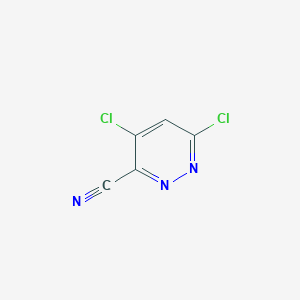 molecular formula C5HCl2N3 B3032682 4,6-Dichloropyridazine-3-carbonitrile CAS No. 35857-90-0