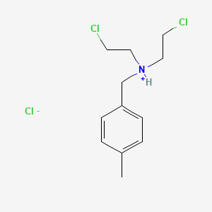 molecular formula C12H18Cl3N B3032684 p-Methyl-di-(2-chloroethyl)-benzylamine hydrochloride CAS No. 3597-21-5