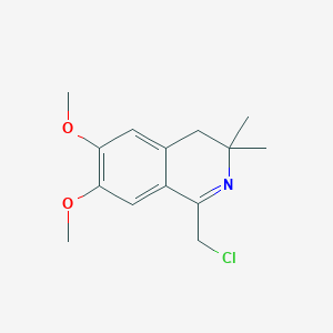 1-(Chloromethyl)-6,7-dimethoxy-3,3-dimethyl-3,4-dihydroisoquinoline