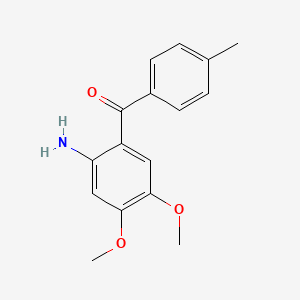 (2-Amino-4,5-dimethoxyphenyl)-p-tolylmethanone