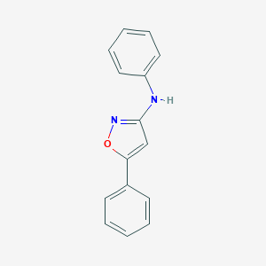 molecular formula C15H12N2O B303272 N-phenyl-N-(5-phenyl-3-isoxazolyl)amine 